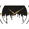 Mauro Ferretti orologio da parete splash Ø 66x4 cm oro nero