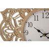 Orologio da parete Mauro Ferretti intaglio Ø 60x4,5 cm colore naturale bianco