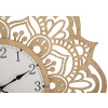 Orologio da parete Mauro Ferretti intaglio Ø 60x4,5 cm colore naturale bianco
