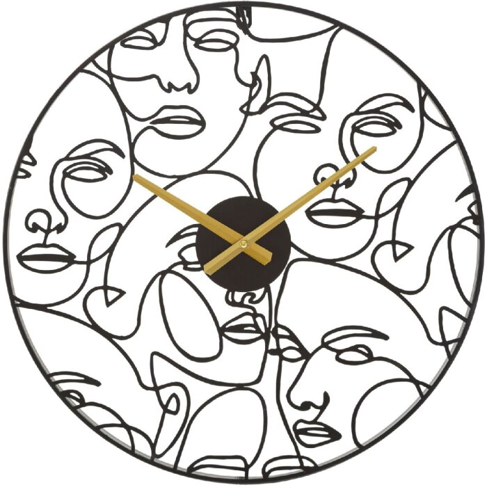 Mauro Ferretti orologio da parete Ø 50x3,5 cm nero
