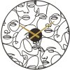Mauro Ferretti orologio da parete Ø 50x3,5 cm nero