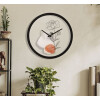 Mauro Ferretti orologio da parete a fiore Ø 40x3,5 cm multicolore con disegno di rose