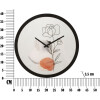 Mauro Ferretti orologio da parete a fiore Ø 40x3,5 cm multicolore con disegno di rose