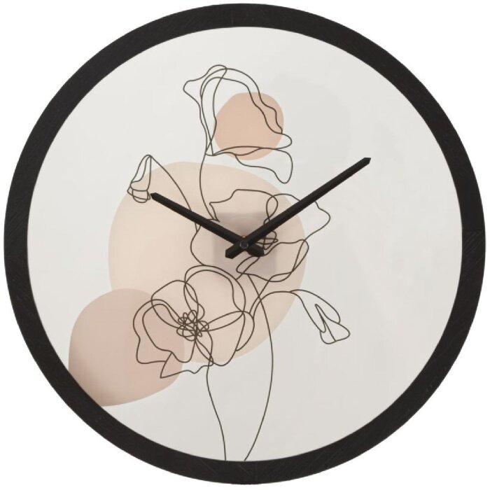 Mauro Ferretti orologio da parete fiore Ø 40x3,5 cm multicolore con disegno floreale