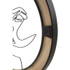 Mauro Ferretti orologio da parete coppia Ø 60x3 cm nero naturale
