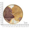 Mauro Ferretti orologio da parete in vetro Glody Ø 60x5 cm multicolore