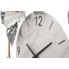 Mauro Ferretti orologio da parete fiori 64x8x64 cm bianco grigio