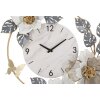 Mauro Ferretti orologio da parete fiori 64x8x64 cm bianco grigio