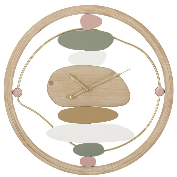 Mauro Ferretti Orologio da parete colorato Ø 57x3,8 cm multicolore