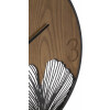 Mauro Ferretti orologio da parete super quadrante in legno Ø 60x2 cm marrone nero