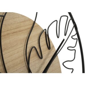 Mauro Ferretti orologio da parete Elegant Ø 60x2 cm marrone nero