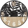 Mauro Ferretti orologio da parete palma Ø 60x2,5 cm nero marrone