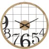 Mauro Ferretti orologio da parete numeri Ø 60x2,5 cm nero marrone