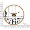 Mauro Ferretti orologio da parete numeri Ø 60x2,5 cm nero marrone