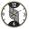 Mauro Ferretti orologio da parete a staffe Ø 60x2,5 cm nero marrone