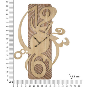 Mauro Ferretti orologio da parete Wolly 70x4,4x93 cm naturale