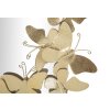 Mauro Ferretti specchio da parete ovale farfalla 59x3x89,5 cm oro