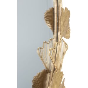 Mauro Ferretti specchio da parete foglia 61,5x3x78 cm oro