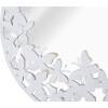Mauro Ferretti specchio da parete bianco farfalla Ø 62,5x2,3 cm bianco