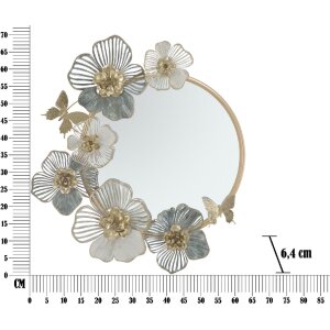 Mauro Ferretti specchio da parete Amy 63x6,4x70,5 cm multicolore