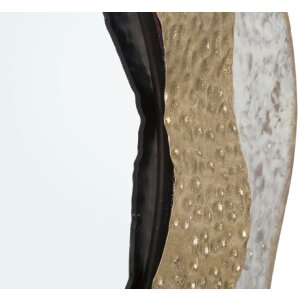 Mauro Ferretti specchio da parete Shai Light Ø 54,5x4,5 cm oro crema