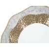 Mauro Ferretti specchio da parete Shai Light Ø 54,5x4,5 cm oro crema