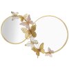 Mauro Ferretti specchio da parete Doppio Farfalle Rosa 81x3x52,5 cm oro rosa