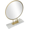 Mauro Ferretti specchio da tavolo butterfly 30x9x39,5 cm marmo oro