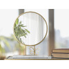 Mauro Ferretti specchio da tavolo butterfly 30x9x39,5 cm marmo oro