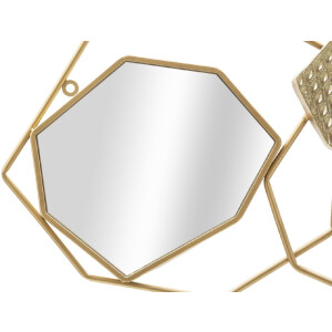Mauro Ferretti specchio da parete in pietra 91x4x52 cm oro