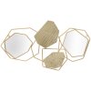 Mauro Ferretti specchio da parete in pietra 91x4x52 cm oro