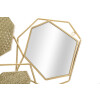 Mauro Ferretti specchio da parete in pietra 91x4x52 cm oro