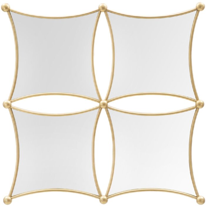 Mauro Ferretti specchio da parete Jalo 68x3,5x68 cm oro