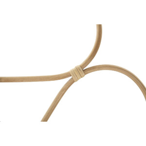 Mauro Ferretti specchio da parete Almeria Ø 65,5x3 cm marrone
