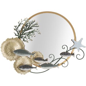 Mauro Ferretti specchio da parete pesce 88,9x7,6x65,4 cm...