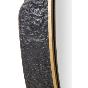 Mauro Ferretti specchio da parete Art 55,9x5,7x90,8 cm grigio oro