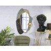 Mauro Ferretti specchio da parete Art 55,9x5,7x90,8 cm grigio oro