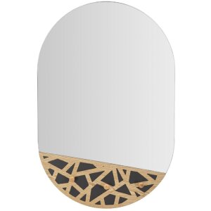 Mauro Ferretti specchio da parete Carv 60x5,3x90 cm nero...