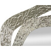 Mauro Ferretti specchio da parete Aury 66x6x75 cm argento