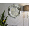 Mauro Ferretti specchio da parete Aury 66x6x75 cm argento