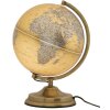 Mauro Ferretti Globo arancione con luce Ø 25x38 cm oro argento