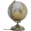 Mauro Ferretti Globo arancione con luce Ø 25x38 cm oro argento