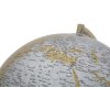 Mauro Ferretti Globo arancione con luce Ø 25x38 cm oro argento