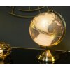 Mauro Ferretti Globo arancione con luce Ø 25x38 cm oro argento