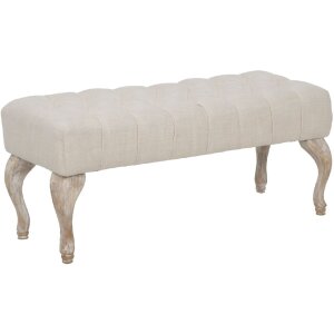 Mauro Ferretti panca Provenza 97x42x40 cm bianco