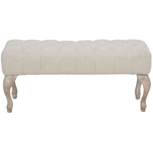 Mauro Ferretti panca Provenza 97x42x40 cm bianco