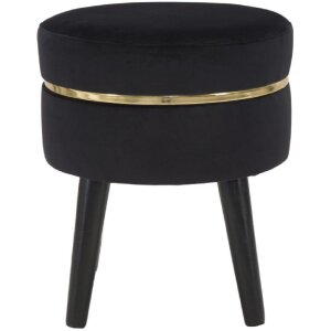 Mauro Ferretti sgabello Paris Ø 35x40,5 cm oro nero