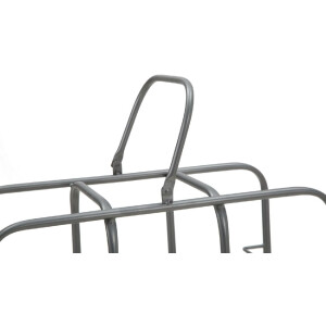 Mauro Ferretti portabottiglie quadrato 9 posti 40x23x47,5 cm grigio scuro