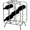 Mauro Ferretti portabottiglie quadrato 9 posti 40x23x47,5 cm grigio scuro