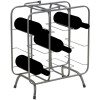 Mauro Ferretti portabottiglie quadrato 9 posti 40x23x47,5 cm grigio scuro